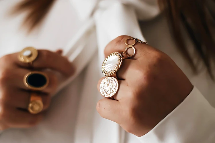 Gold plated Rings
