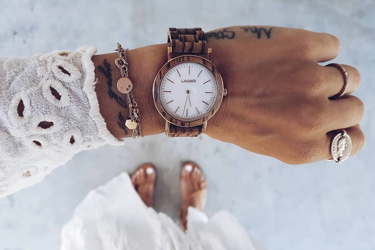 Wooden_Watch With Marble_Dial